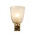 Pair of Hand-Blown Murano Frosted Glass Sconces W/ Murine & Orbital Drop Details For Sale - Image 4 of 18