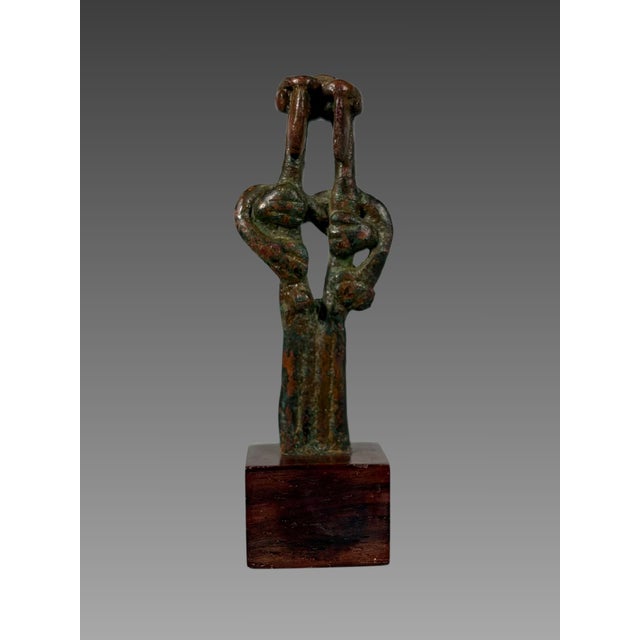 Metal Idol Sculpture in Bronze For Sale - Image 7 of 7