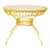 Styled After Arthur Umanoff Yellow Vintage Outdoor Table For Sale