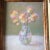 Original 8 x 10 painting on Masonite unsigned overall with ornate frame is 14 x 16