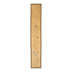 Antique 17th Century Chinese Ming Runner With Lotus & Peony Design - Rug & Kilim