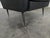 Animal Skin Italian Lounge Chairs in Black Imitation Leather, Set of 2 For Sale - Image 7 of 10