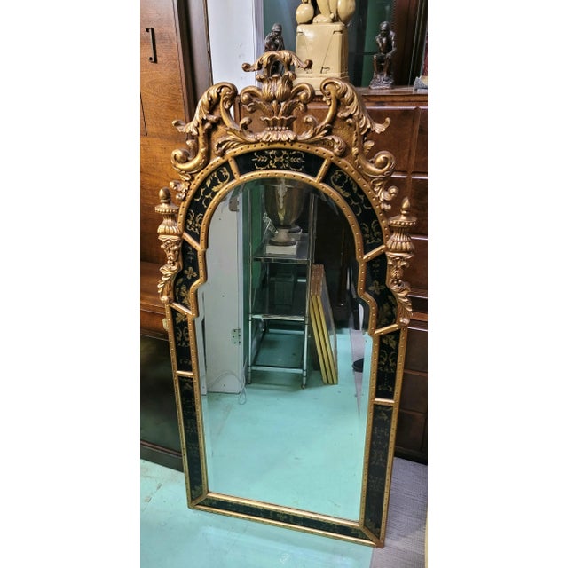 2000s Drexel Heritage Et Cetera Challenge Beveled Mirror