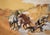 American Cowboy Hunting Pronghorn Deer ("American Antelope") in Watercolor and Gouache by H. Rich For Sale - Image 3 of 9