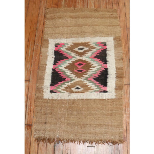 One of a kind, late 20th-century Hand-knotted Mohair Ecuadorian Textile Rug. Professionally Washed & personally vetted....