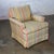 Traditional Mid to Late 20th Century Traditional Club Chair by Henredon With Striped Pastel Fabric For Sale - Image 3 of 18