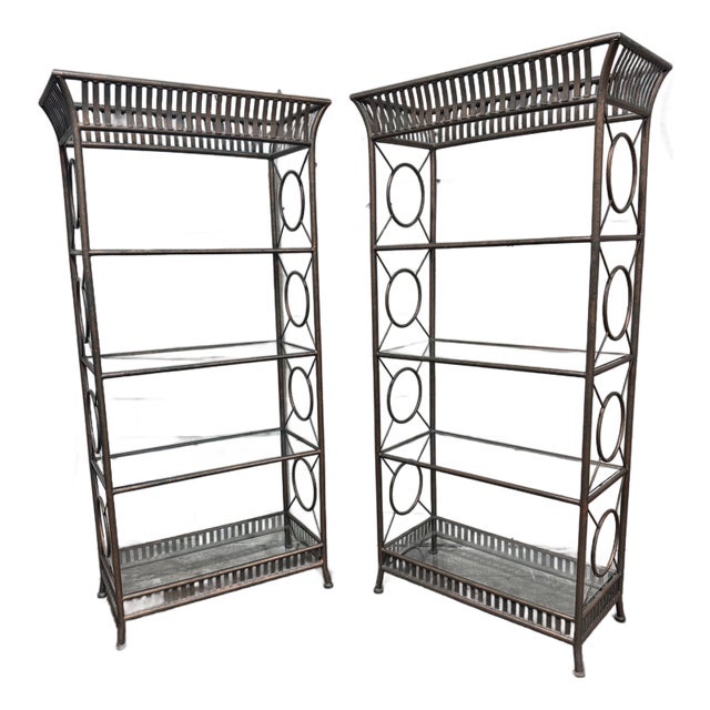 Maison Jansen Style Etageres - A Pair For Sale