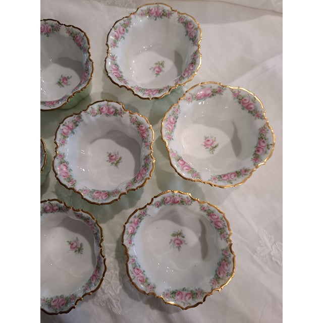 Antique Dessert Cups and Saucers - Set of 20 For Sale - Image 4 of 17