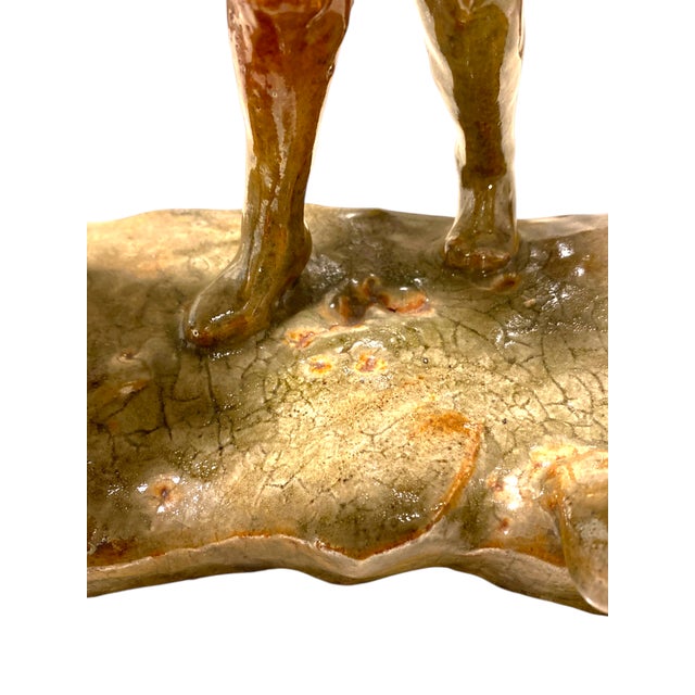 Late 20th Century Three Graces Ceramic Sculpture Greek Mythology San Francisco Bay Area Artist For Sale - Image 16 of 18