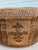 Animal Skin Vintage Leather Moroccan Style Pouf Ottoman Footstool For Sale - Image 7 of 13