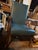Teal, vinyl vintage lounge chair. Possibly Parker knoll, not positive. Pretty good condition, these pictures were taken...