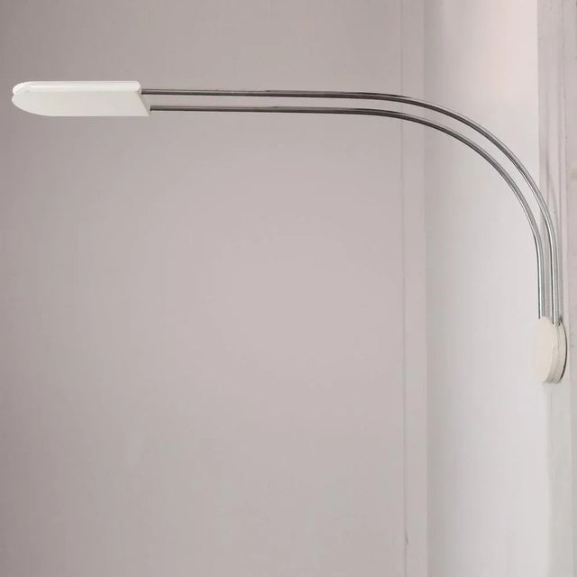 Metal Gesto Lamp in Metal by Bruno Gecchelin for Skipper, 1970s For Sale - Image 7 of 8