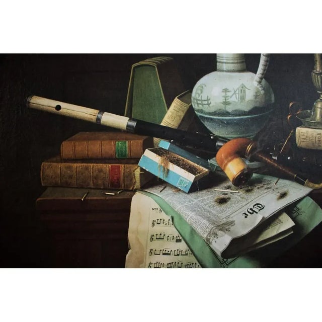 XL After William M. Harnett "Symbols of Peace", Vintage Poster For Sale - Image 4 of 13