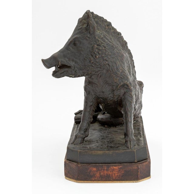 After Pietro Tacca Il Porcellino Bronze Sculpture For Sale In New York - Image 6 of 8