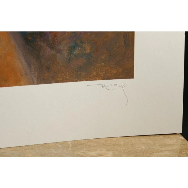 1990s 1990s José Royo "Armonía" Hand-Signed Printer's Proof Serigraph 2/5, Certificate Included For Sale - Image 5 of 6