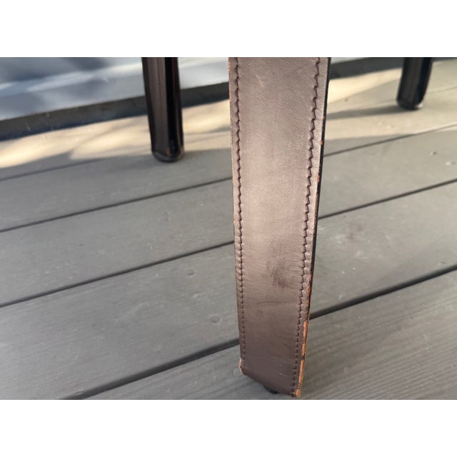 PAIR OF 2 Iconic design my Mario Bellini (1979). The "leather slipcover" covers the whole frame, zippers on bottom...