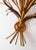 Italian Gilt Metal Wall Sconces with Leaves and Ears of Wheat, 1960s, Set of 2 For Sale - Image 6 of 7