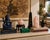 A striking decorative box, finely crafted in Italy from the finest grade of genuine natural malachite. Expertly polished...