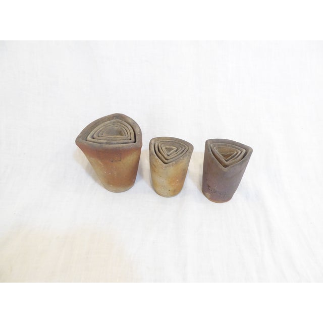 Modern 19th Century Ceramic Crucibles - Set of 3 For Sale - Image 3 of 4