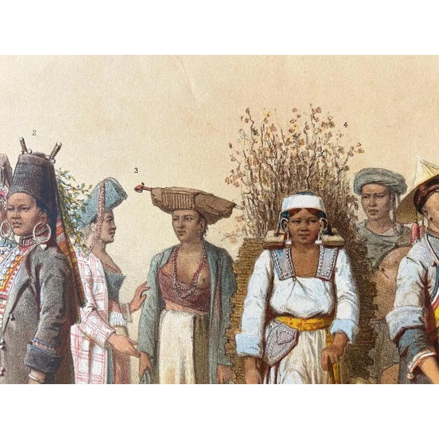 Paper Francis Garnier, Southern Yunnan Ethnic Groups, 1873, Paper For Sale - Image 7 of 10