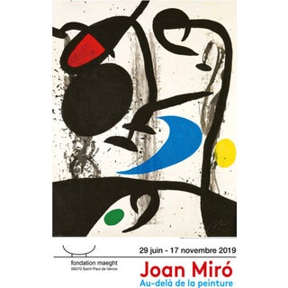 1970s 'Au-dela De La Peinture' Poster Print by Joan Miro For Sale