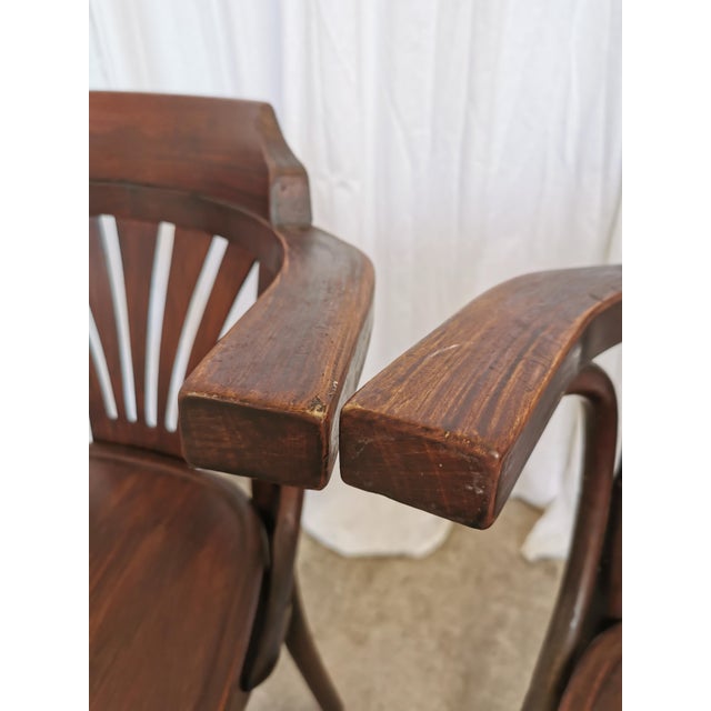 Mid-Century Modern Mid-Century Bentwood Dining Chairs, 1970s, Set of 4 For Sale - Image 3 of 18