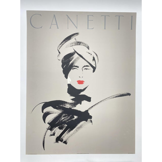 Michel Canetti, Woman with Red Lipstick, 1980s, Screen Print For Sale - Image 11 of 14