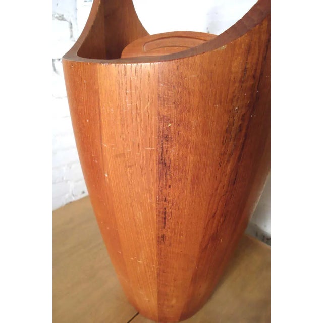 Modern Midcentury Danish Ice Bucket For Sale - Image 3 of 8