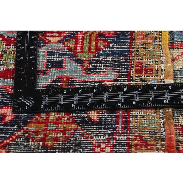 Antique Persian Heriz Rug - 08'07 X 11'00 For Sale In Dallas - Image 6 of 9