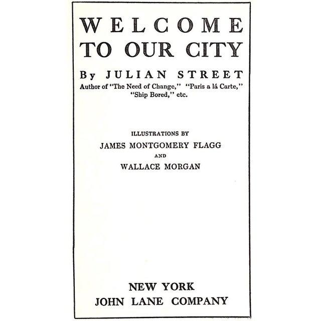 STREET, Julian [175] pp. John Lane Company 1913 7 5/8" x 5 1/4" Illustrations by James Montgomery Flagg Dive into the...