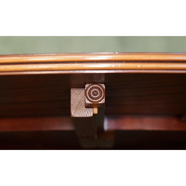 Burr Walnut Jupe Extending Dining Table with Leaf Box from Bevan Funnell For Sale - Image 13 of 18