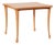 Vintage Art Deco Swedish Square Beech Scalloped Table 1940s For Sale