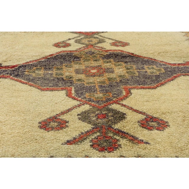 Late 20th Century Vintage Kurdish Tribal Rug - 03'04 X 10'07 For Sale - Image 5 of 9
