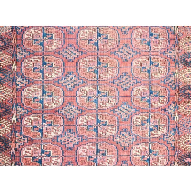 Brick Red Early 20th Century Turkish Tekeh Rug For Sale - Image 8 of 13