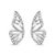 Crafted from lustrous .925 sterling silver, these enchanting butterfly earrings embody the grace and delicacy of their...
