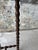 Brown Vintage Demi-Lune Barley Twist Stool / Accent Table For Sale - Image 8 of 9