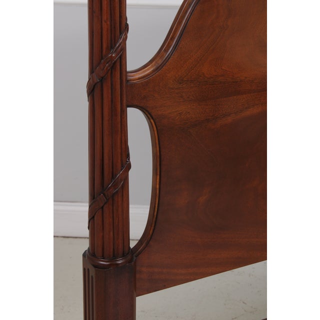 Karges Queen Size Mahogany Canopy Bed For Sale In Philadelphia - Image 6 of 17