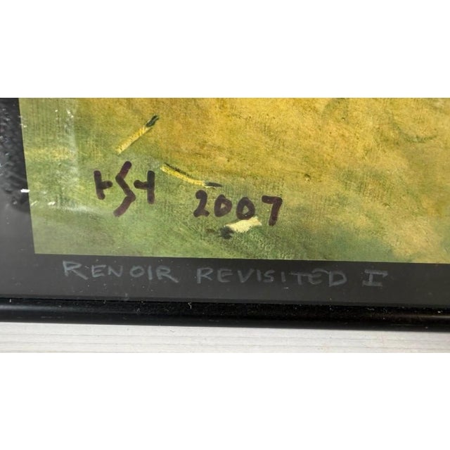 "Renoir Revisited I" #1/5 — Framed Collage, Herbert Simon 2007 For Sale - Image 6 of 7