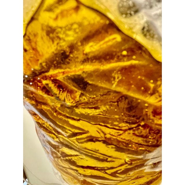 AVMazzega Murano Glass Wall Lights attributed to Mazzega, Italy, 1970, Set of 2 For Sale - Image 4 of 11