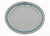 19th Century English Dinnerware Set for Four Place Settings + Serving Platter Turquoise Enamel Porcelain Pellat- 13 Pieces For Sale In Philadelphia - Image 6 of 10