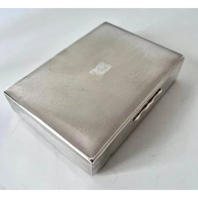 Silver Silver Plate French Box with Wood Interior For Sale - Image 8 of 10