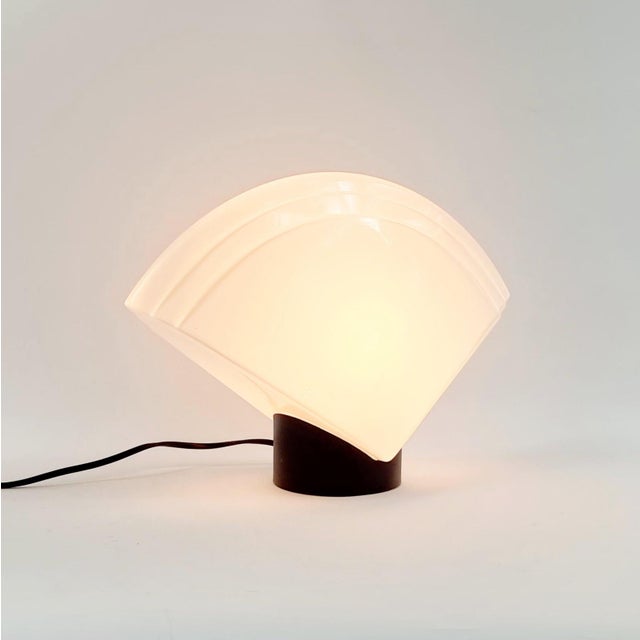 Metal Large Murano Glass Table Lamp from Av Mazzega, Italy, 1970s For Sale - Image 7 of 9