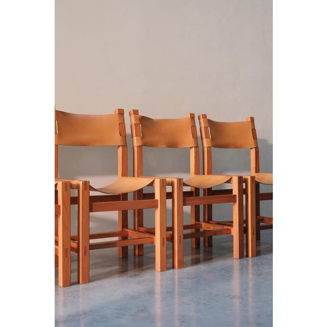 Vintage Dining Chairs from Maison Regain, 1970s, Set of 4 For Sale - Image 12 of 18