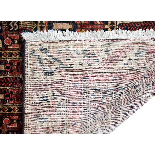 Tribal Early 20th Century Bakhtiari Rug For Sale - Image 3 of 14