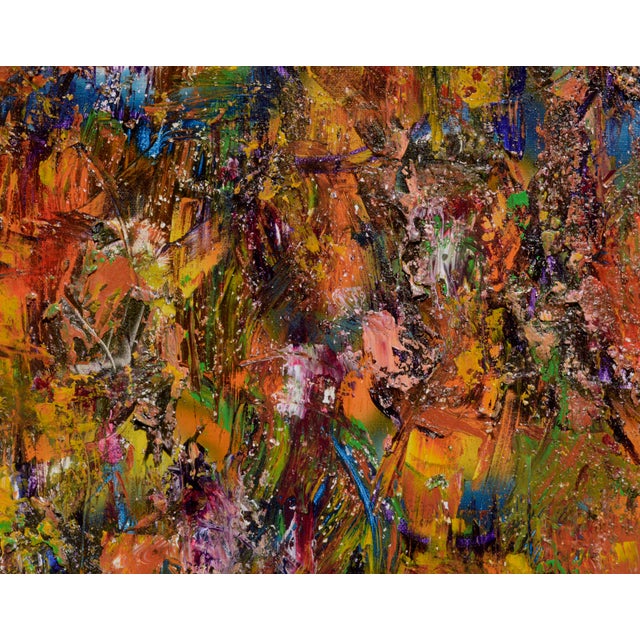 "Why Not?", Contemporary Rainbow Abstract Expressionist Composition by Frank Thomas Romero For Sale In Monterey, CA - Image 6 of 9