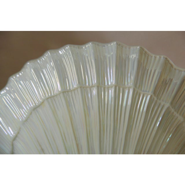 Vintage Shell Ceramic Bowl, Italy, 1970s For Sale - Image 4 of 7