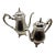 Oneida Du Maurier Silver Plate Coffee Pot & Teapot Set / Pitchers Ornate Vintage For Sale
