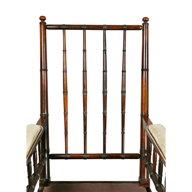 Early 19th Century Late Regency Rosewood Armchairs - a Pair For Sale - Image 5 of 11