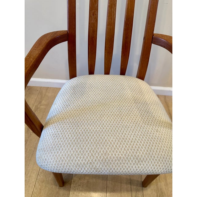 Mid-Century Modern Danish Teak Dining Chair Attributed to Benny Linden For Sale - Image 4 of 5