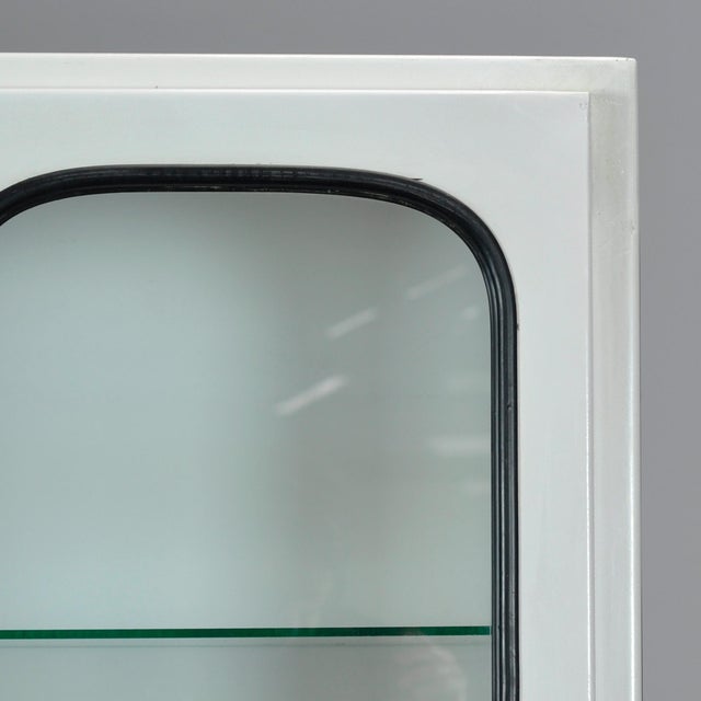 Vintage Glass and Iron Medical Cabinet, 1970s For Sale - Image 9 of 11